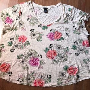 Torrid floral tee